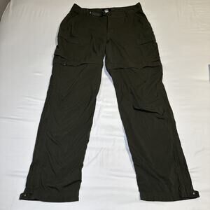 REI Co-op Sahara Convertible Pants Womens SZ 12 Relaxed Green Outdoors Hiking